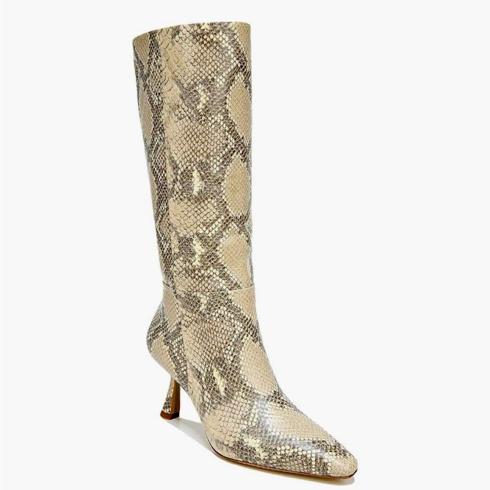 Sam Edelman Hai Snake Knee-High Leather Boots